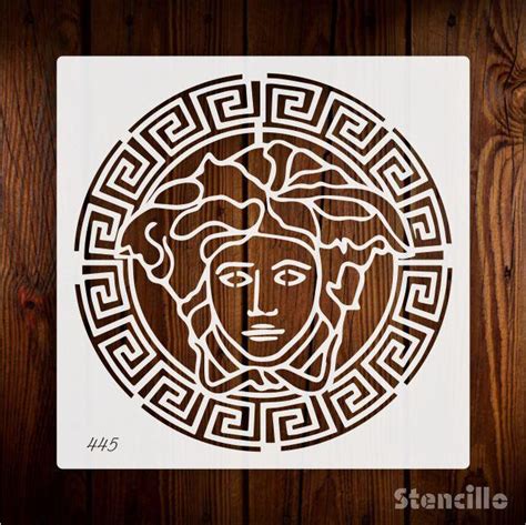 stencil muro versace|Unleash Your Inner Fashionista: Official Versace Logo Stencil for .